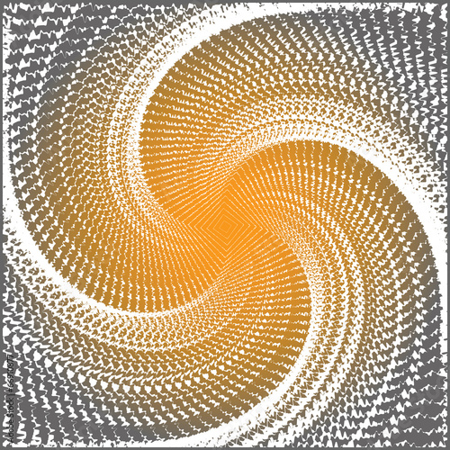 Plakat ruch abstrakcja wzór spirala