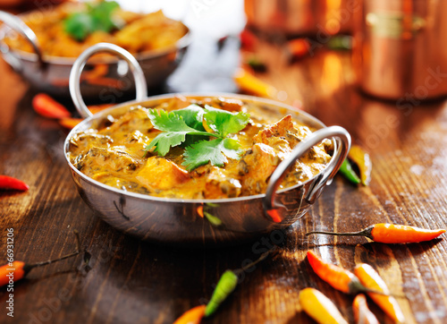 Plakat indyjski pieprz jedzenie curry