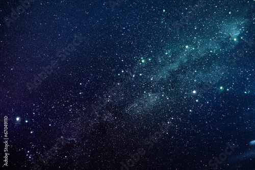 Naklejka noc galaktyka wszechświat gwiazda