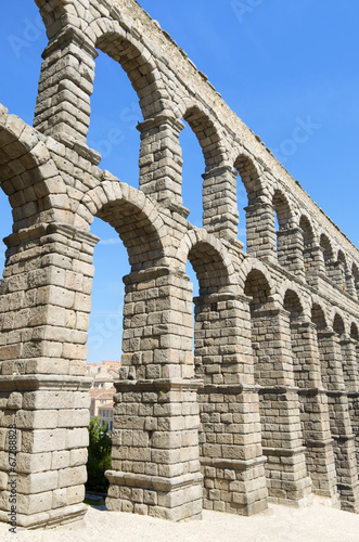 Fotoroleta architektura wiadukt stary hiszpania niebo