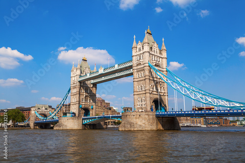 Fototapeta londyn europa błękitne niebo