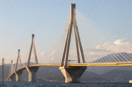 Fototapeta nowoczesny transport morze most architektura