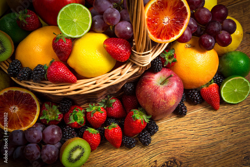 Obraz na płótnie natura lato świeży zdrowy owoc