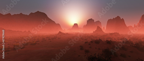 Fotoroleta noc pustynia narodowy