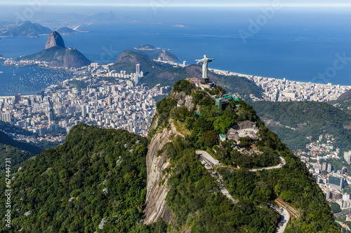 Fototapeta brazylia słońce miejski ameryka południowa statua