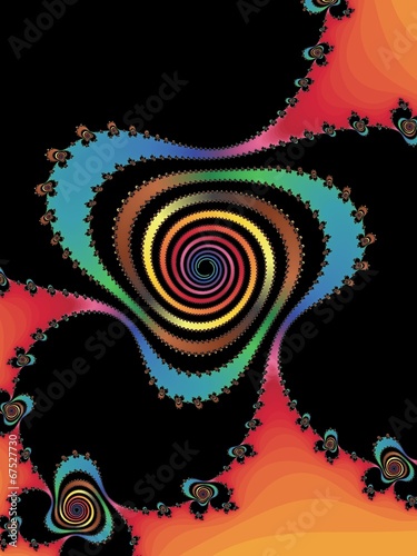 Fotoroleta piękny abstrakcja przepiękny spirala obraz