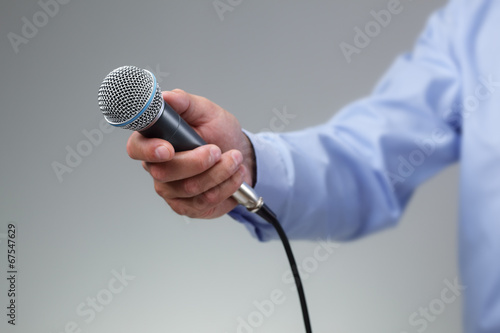 Fotoroleta ludzie śpiew karaoke