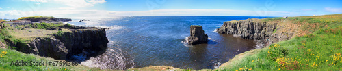 Naklejka panorama wyspa islandia