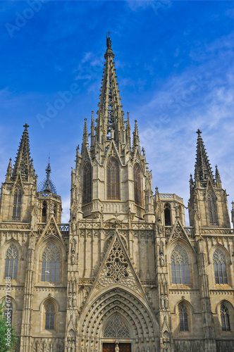 Fotoroleta kościół antyczny sztuka barcelona katedra
