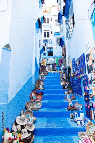 Obraz na płótnie Niebieskie schody