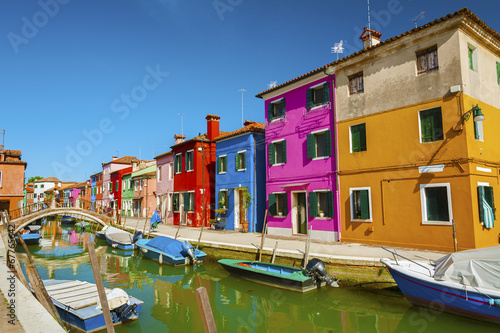 Naklejka wyspa panorama lato łódź włoski