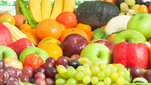 Fotoroleta napój zdrowy jedzenie warzywo owoc