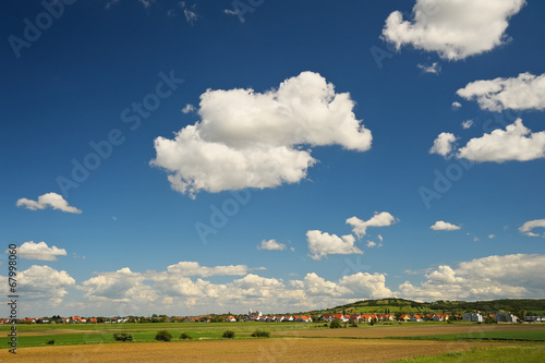Obraz na płótnie niebo rolnictwo pole