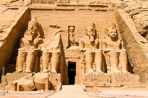 Naklejka świątynia afryka egipt