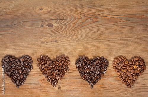 Naklejka miłość arabica napój kawiarnia
