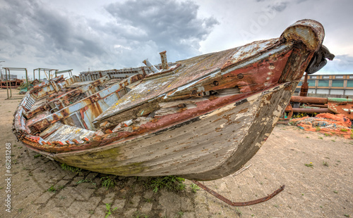 Fototapeta statek łódź stary sztuka natura