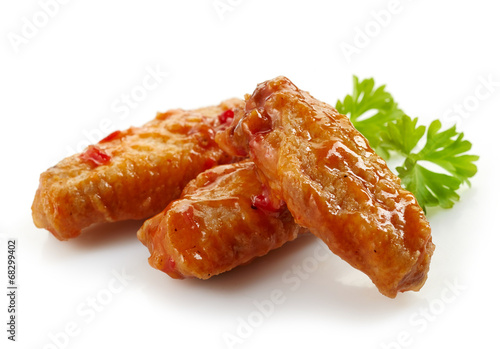 Obraz na płótnie kurczak jedzenie amerykański świeży