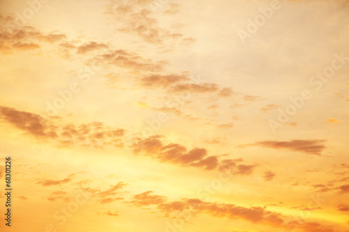 Plakat niebo słońce natura medytacja