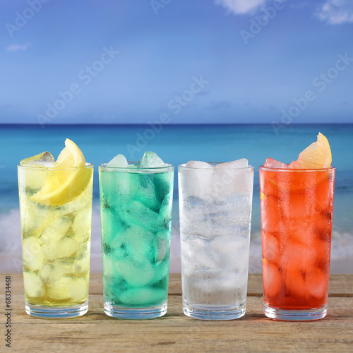 Fototapeta lato napój plaża