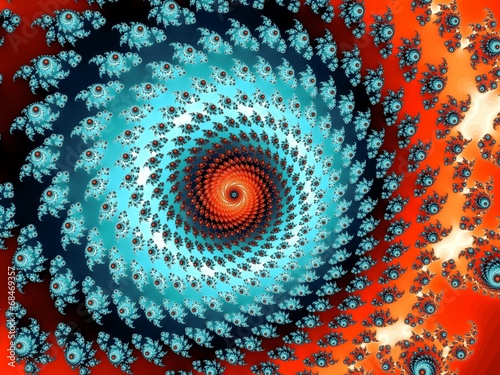 Fototapeta przepiękny wzór przystojny spirala
