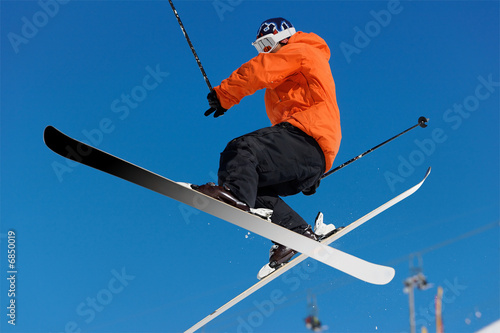 Fototapeta sport akt błękitne niebo alpy