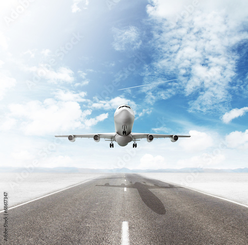 Obraz na płótnie niebo lotnictwo transport airliner