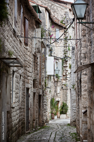 Obraz na płótnie stary widok miasto antyczny ulica