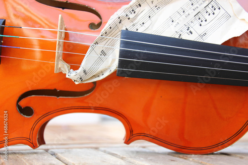 Obraz na płótnie kompozycja orkiestra koncert muzyka skrzypce