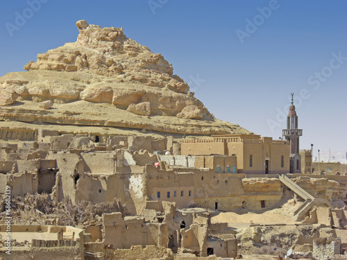 Fototapeta sanktuarium oaza wydma piramida pustynia