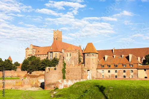 Naklejka stary europa architektura zamek widok