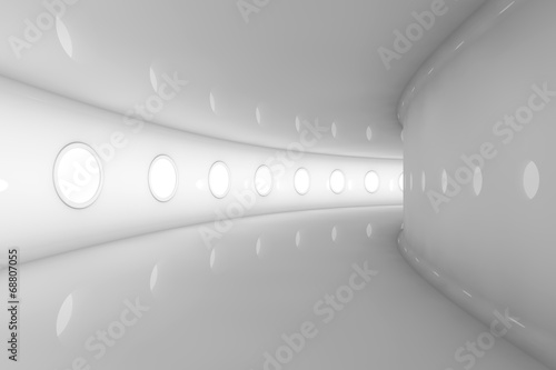 Fotoroleta tunel 3D sztuka architektura