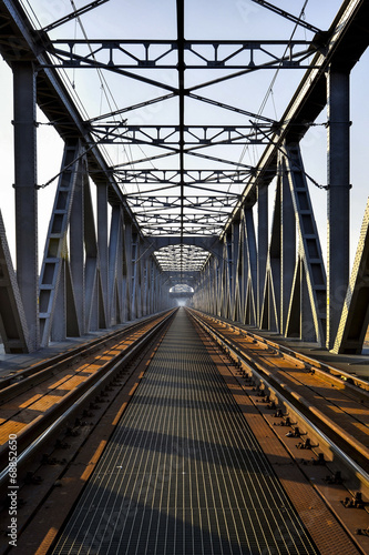 Fototapeta most widok żelazo przewóz