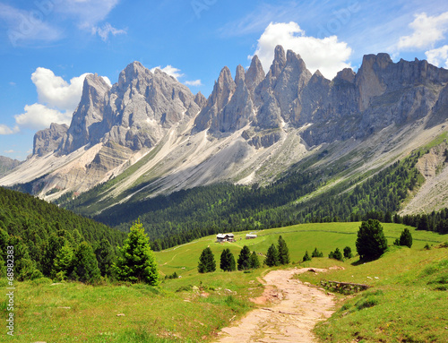 Plakat Górska ścieżka w Alpach