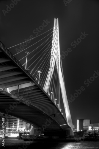 Fotoroleta most miasto holandia budynek rotterdam