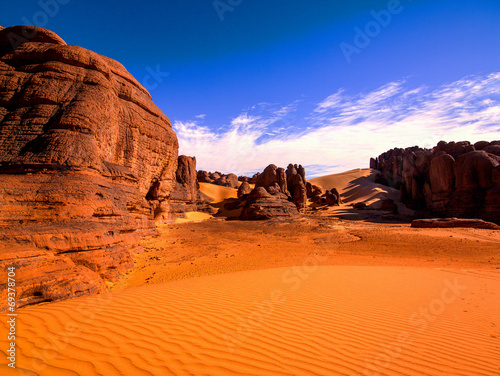 Fotoroleta pustynia obraz niebo