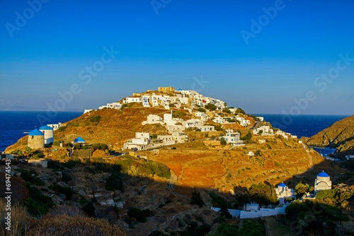 Fototapeta grecja sifnos morze wioska
