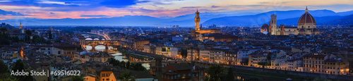 Fotoroleta panorama kościół katedra toskania włoski