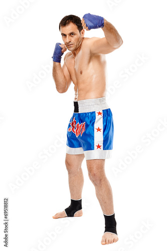 Fotoroleta zdrowy przystojny boks sportowy sport