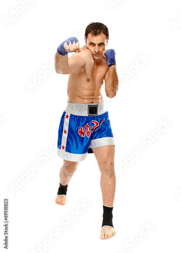 Fototapeta bokser przystojny mężczyzna