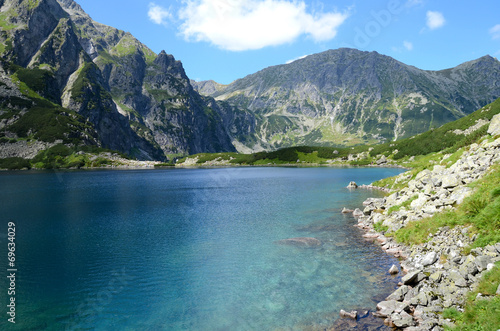 Obraz na płótnie woda tatry krajobraz lato