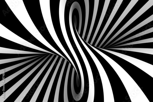Obraz na płótnie spirala wzór tunel 3D