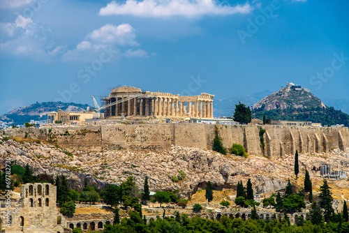 Fototapeta wzgórze ateny grecja akropol