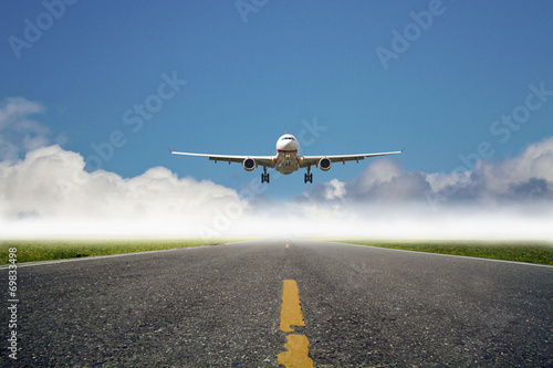 Obraz na płótnie airliner lotnictwo odrzutowiec samolot