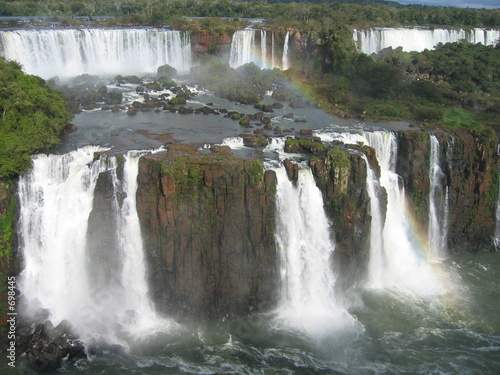 Fotoroleta brazylia pejzaż wodospad woda drzewa