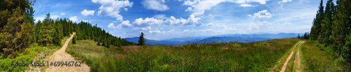 Fototapeta lato góra widok sport panorama