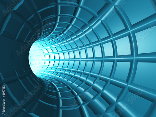 Fotoroleta wzór 3D wąż tunel ruch