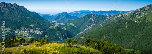 Fototapeta ścieżka las góra natura widok