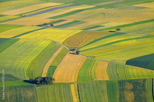 Obraz na płótnie wieś panorama pole