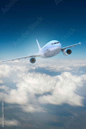 Plakat lotnictwo transport samolot niebo samoloty