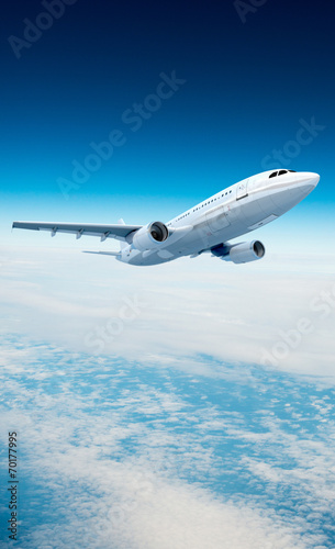 Plakat niebo lotnictwo samolot transport samoloty